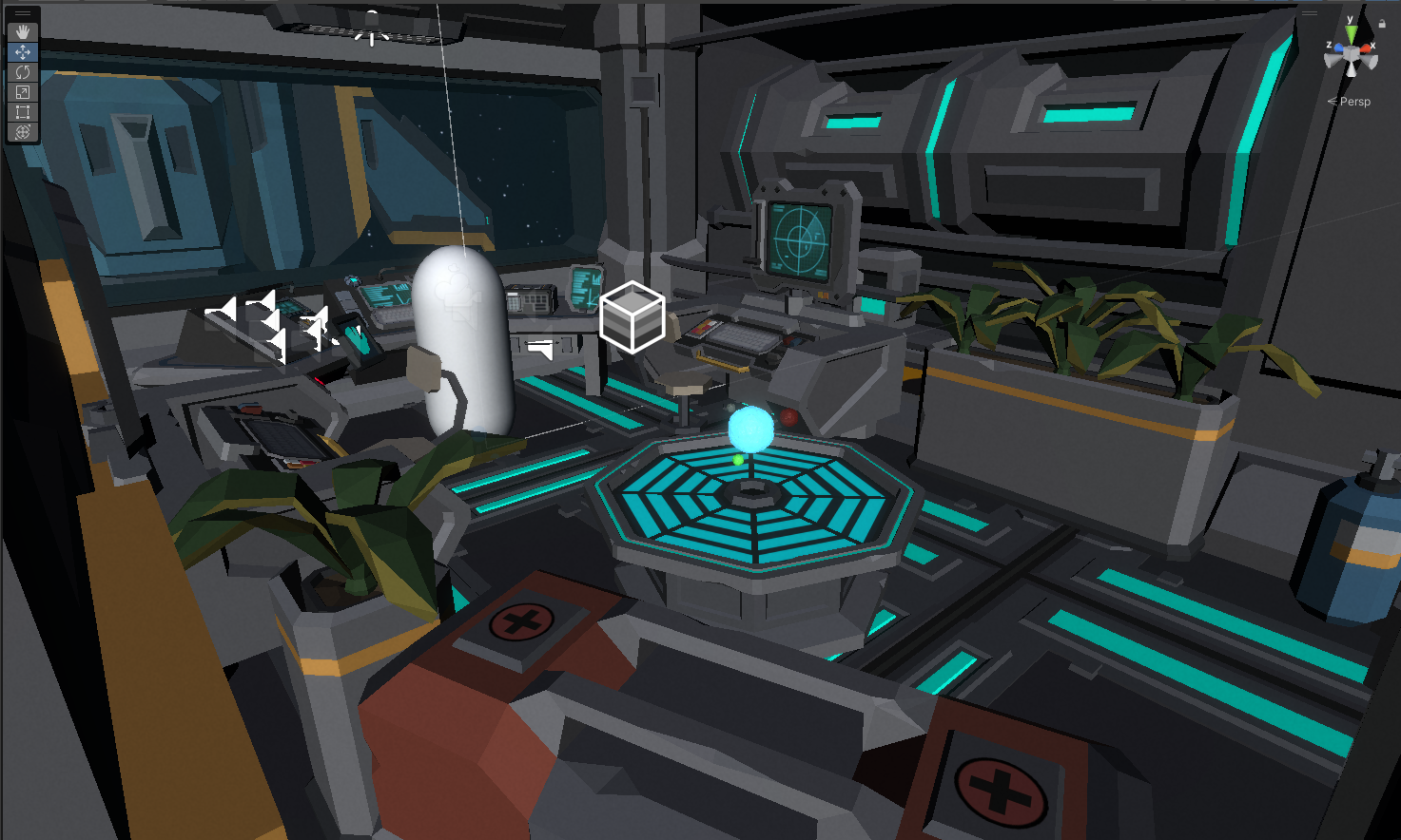 Synty Sci-Fi Space Pack in action image-center